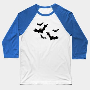 Bats Flying Flight Halloween Baseball T-Shirt